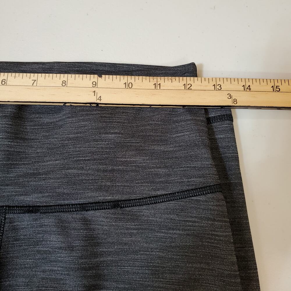 Lululemon Legging Pants Womens 6 Yoga Crop Wunder Under Gray Stretch Athleisure - Picture 3 of 9